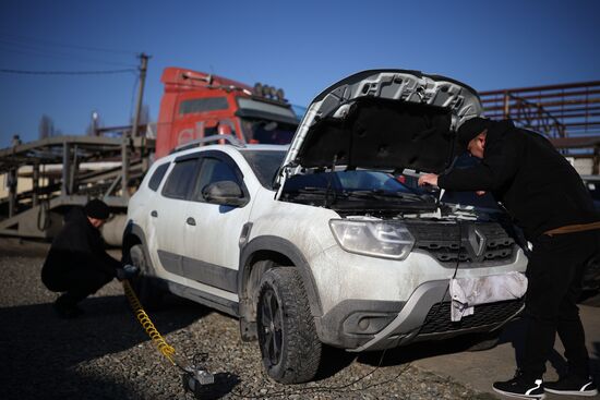 Передача автомобилей для бойцов СВО в Краснодаре