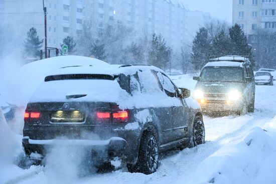 Зима в Новосибирске