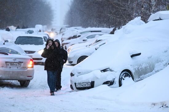 Зима в Новосибирске