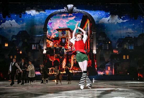 Премьера ледового шоу Ильи Авербуха "Буратино" в Москве