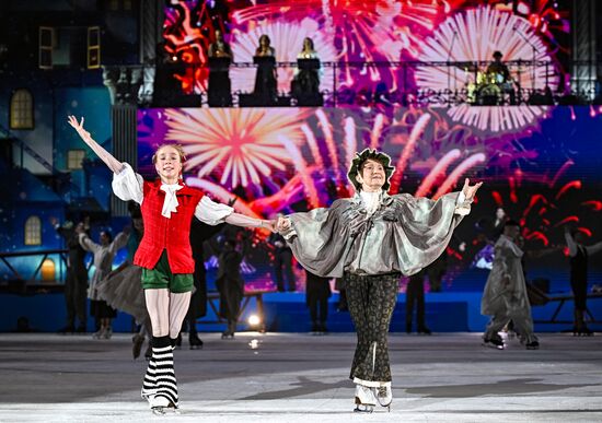 Премьера ледового шоу Ильи Авербуха "Буратино" в Москве