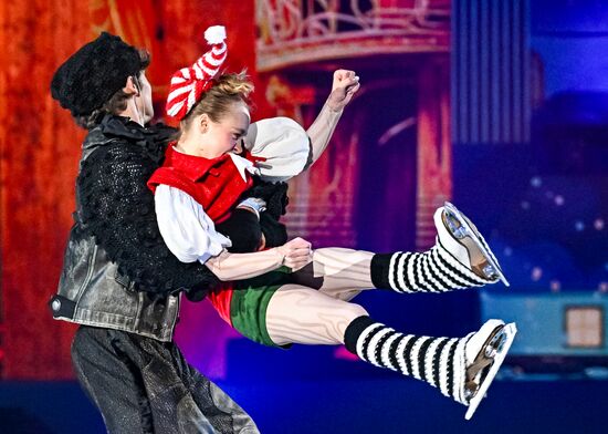 Премьера ледового шоу Ильи Авербуха "Буратино" в Москве