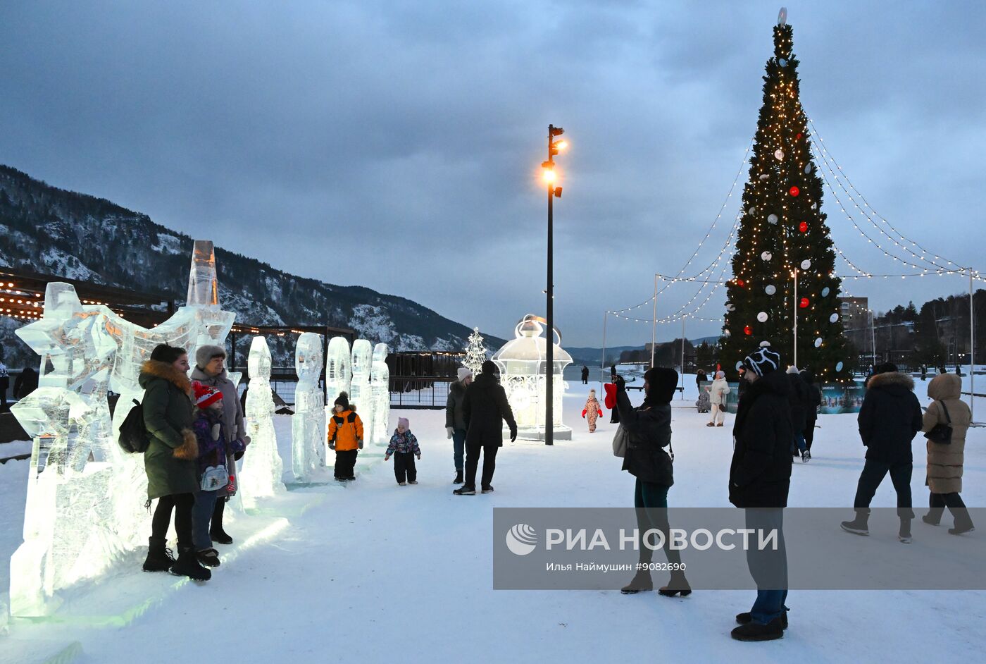 Отдых горожан в Красноярском крае в новогодние праздники