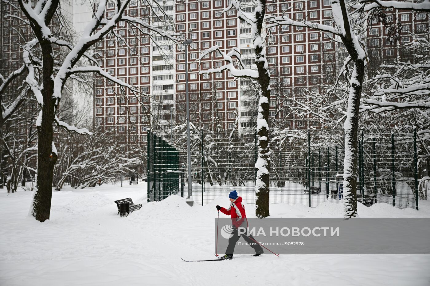 Катание на беговых лыжах в Москве