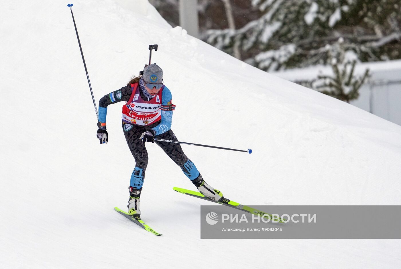 Забег лучших лыжников и биатлонистов "Гонка чемпионов". День первый