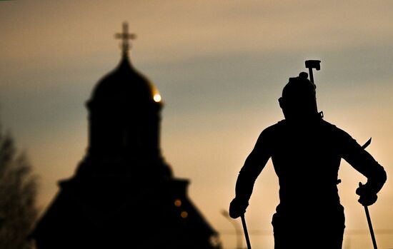 Биатлон. Чемпионат России. Тренировки