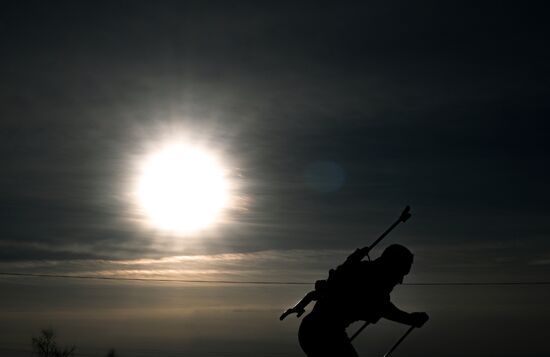 Биатлон. Чемпионат России. Тренировки. Мужчины