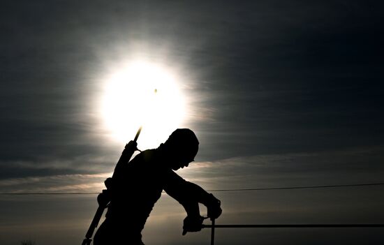 Биатлон. Чемпионат России. Тренировки. Мужчины