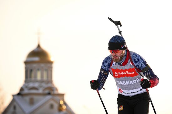 Биатлон. Чемпионат России. Тренировки. Мужчины