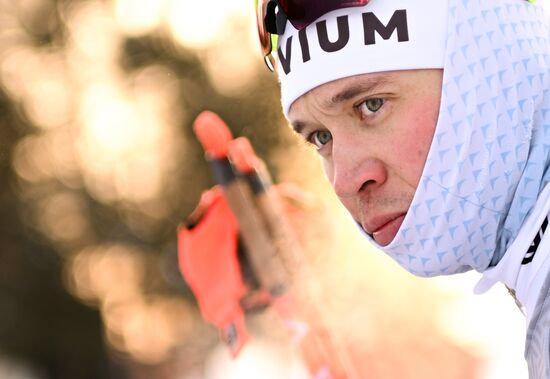 Биатлон. Чемпионат России. Тренировки. Мужчины