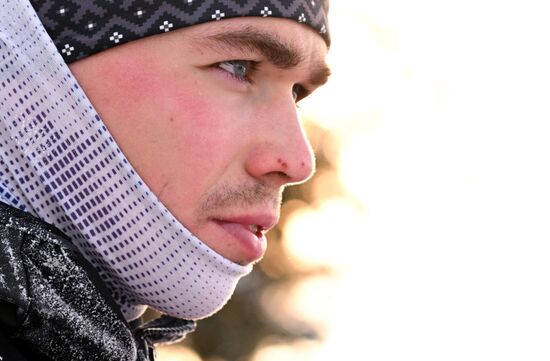 Биатлон. Чемпионат России. Тренировки. Мужчины