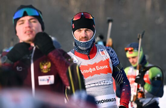 Биатлон. Чемпионат России. Тренировки. Мужчины