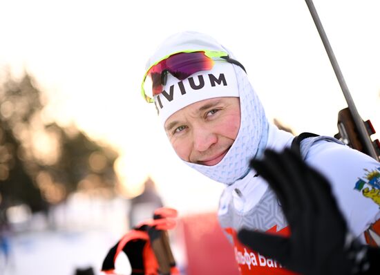 Биатлон. Чемпионат России. Тренировки. Мужчины