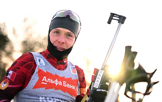 Биатлон. Чемпионат России. Тренировки. Мужчины