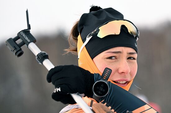 Биатлон. Чемпионат России. Тренировки. Женщины