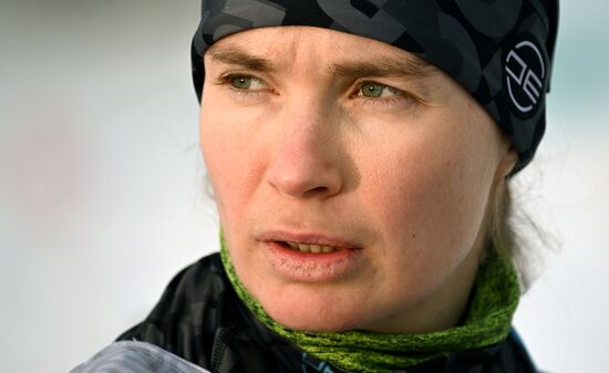 Биатлон. Чемпионат России. Тренировки. Женщины