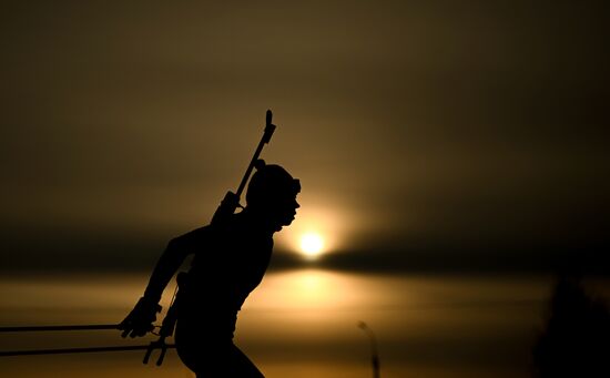 Биатлон. Чемпионат России. Тренировки. Женщины