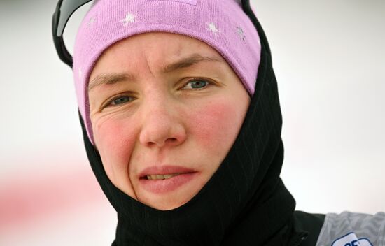 Биатлон. Чемпионат России. Тренировки. Женщины