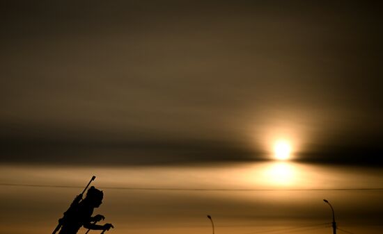 Биатлон. Чемпионат России. Тренировки. Женщины