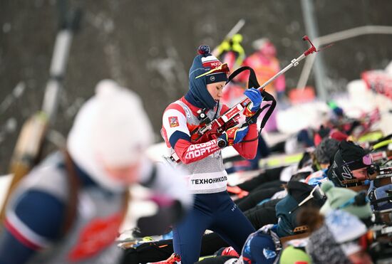 Биатлон. Чемпионат России. Тренировки. Женщины