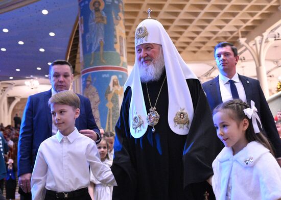 Патриаршая Рождественская ёлка в Храме Христа Спасителя