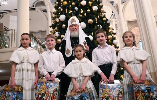 Патриаршая Рождественская ёлка в Храме Христа Спасителя