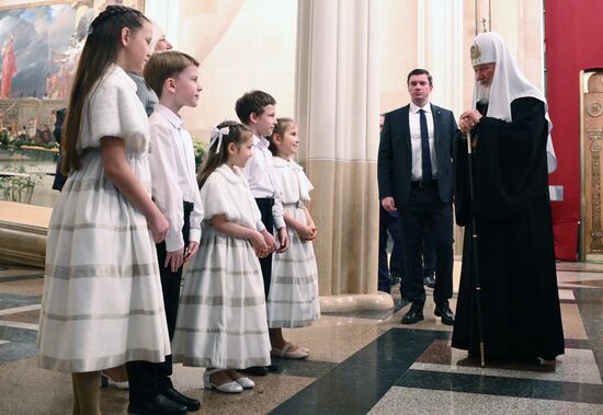 Патриаршая Рождественская ёлка в Храме Христа Спасителя