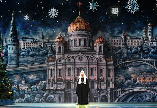 Патриаршая Рождественская ёлка в Храме Христа Спасителя