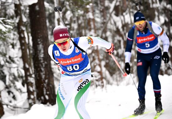 Биатлон. Чемпионат России. Индивидуальная гонка. Мужчины