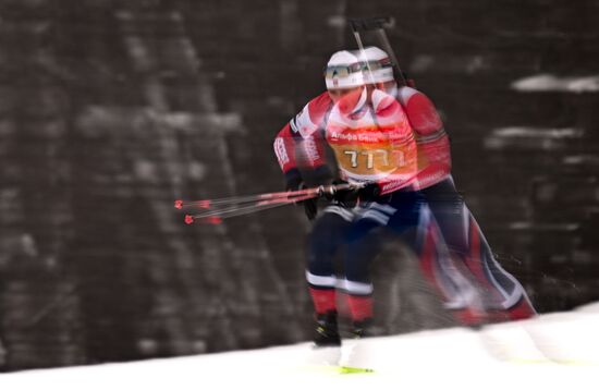 Биатлон. Чемпионат России. Индивидуальная гонка. Мужчины