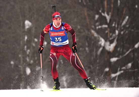 Биатлон. Чемпионат России. Индивидуальная гонка. Мужчины