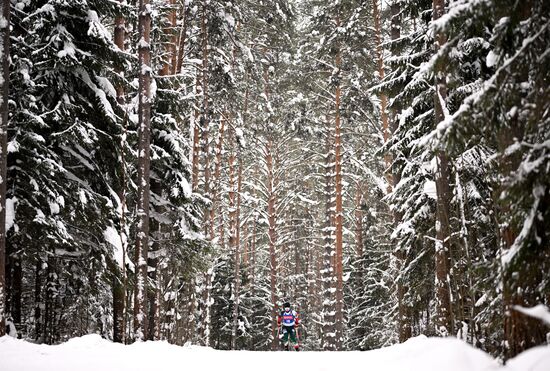 Биатлон. Чемпионат России. Индивидуальная гонка. Мужчины