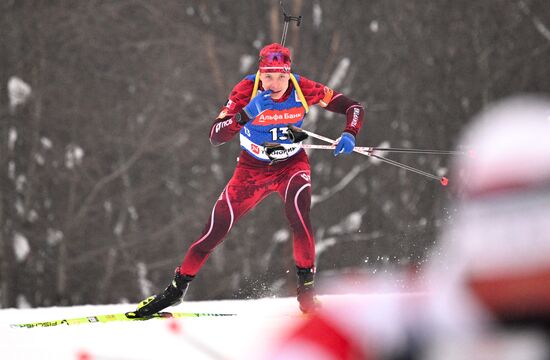 Биатлон. Чемпионат России. Индивидуальная гонка. Мужчины