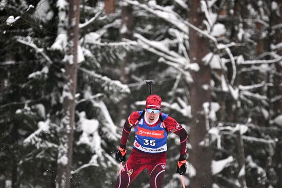 Биатлон. Чемпионат России. Индивидуальная гонка. Мужчины