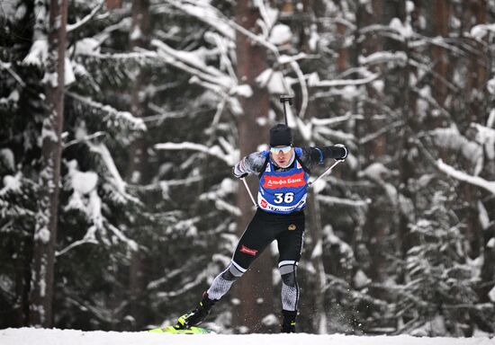 Биатлон. Чемпионат России. Индивидуальная гонка. Мужчины