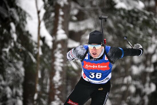 Биатлон. Чемпионат России. Индивидуальная гонка. Мужчины