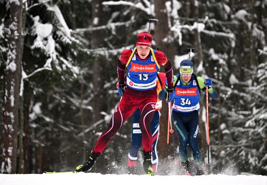 Биатлон. Чемпионат России. Индивидуальная гонка. Мужчины