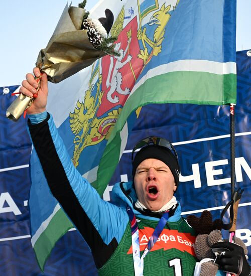 Биатлон. Чемпионат России. Одиночная смешанная эстафета