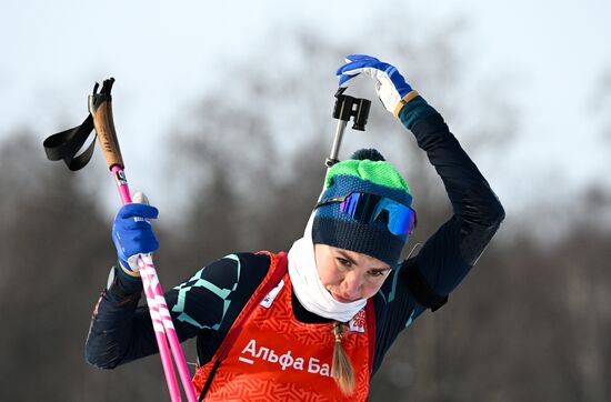 Биатлон. Чемпионат России. Одиночная смешанная эстафета