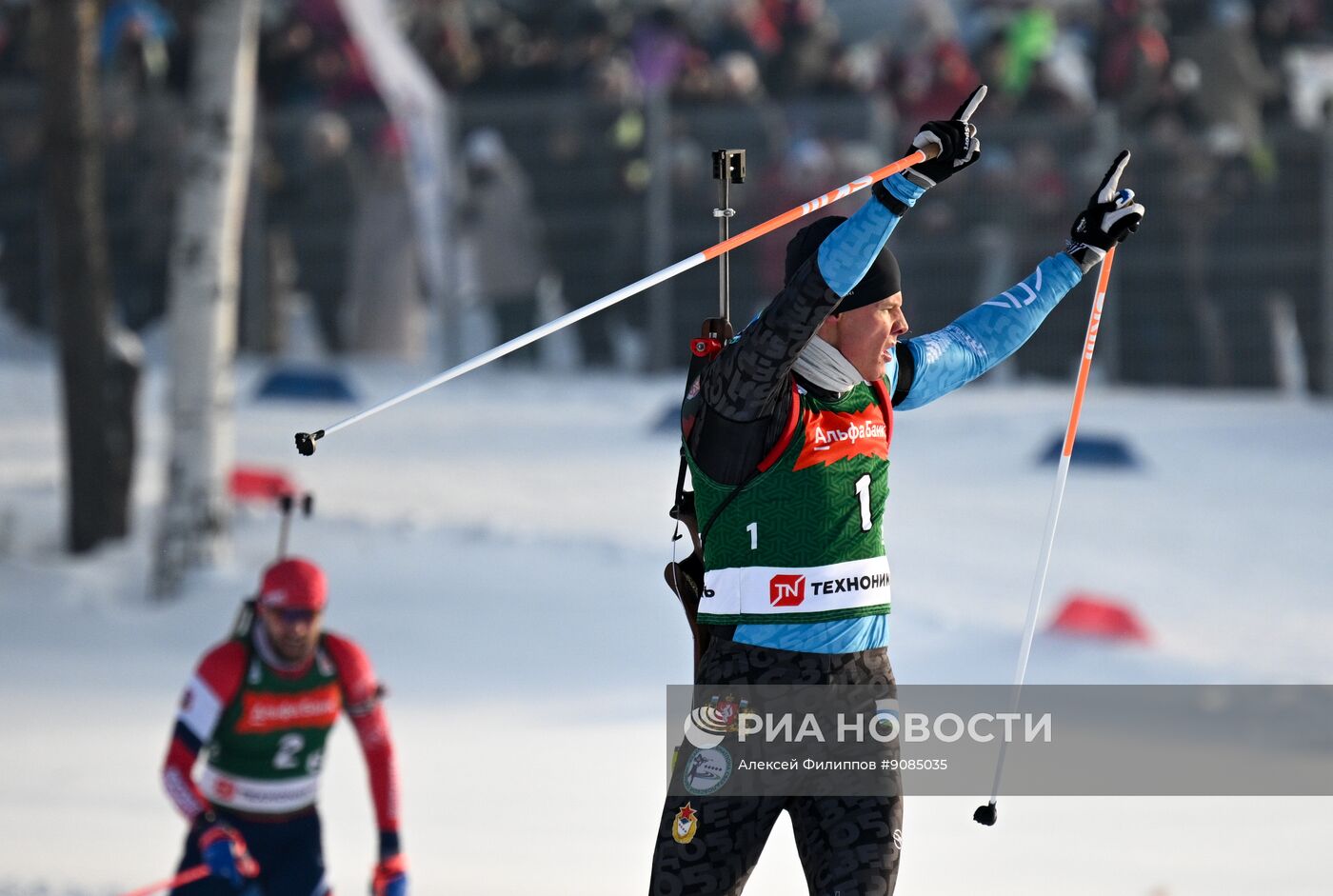 Биатлон. Чемпионат России. Одиночная смешанная эстафета