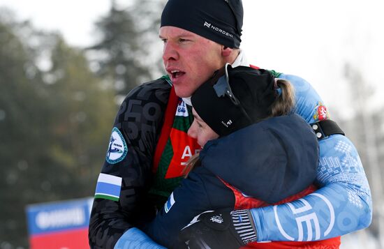 Биатлон. Чемпионат России. Одиночная смешанная эстафета