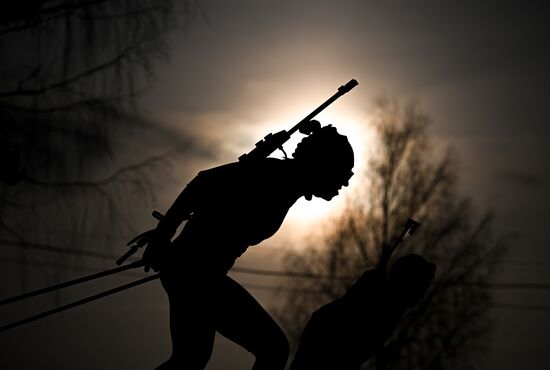 Биатлон. Чемпионат России. Одиночная смешанная эстафета