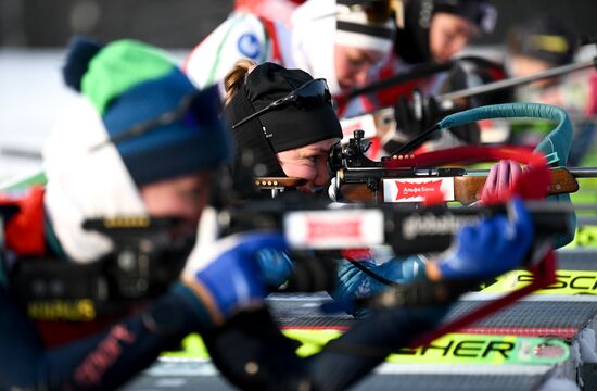 Биатлон. Чемпионат России. Одиночная смешанная эстафета