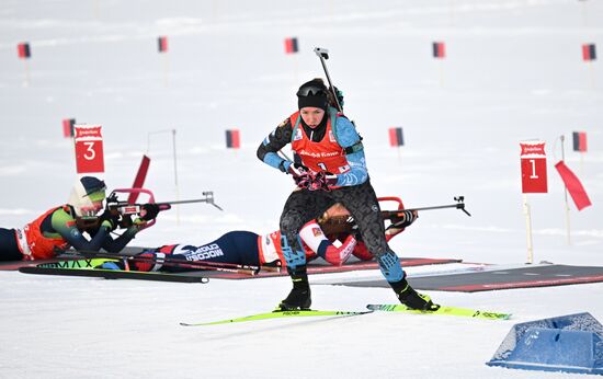 Биатлон. Чемпионат России. Одиночная смешанная эстафета