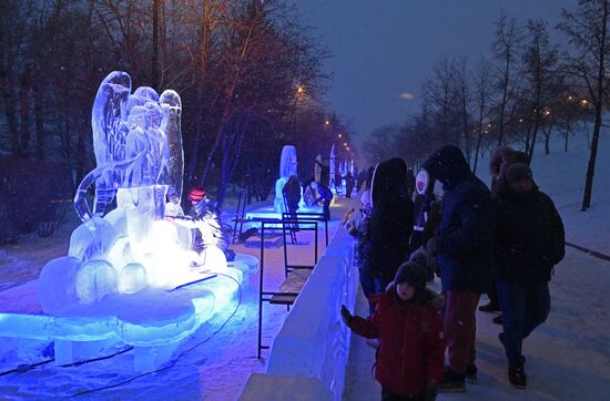 Фестиваль "Волшебный лед Сибири" в Красноярске