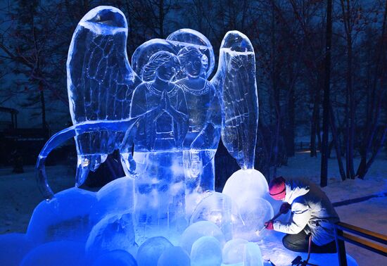 Фестиваль "Волшебный лед Сибири" в Красноярске
