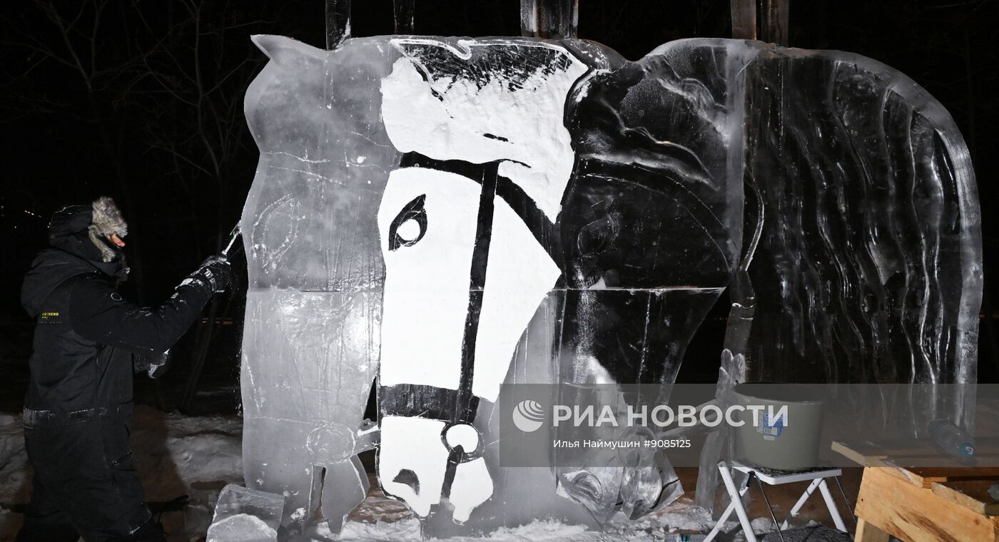 Фестиваль "Волшебный лед Сибири" в Красноярске