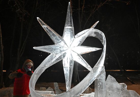 Фестиваль "Волшебный лед Сибири" в Красноярске