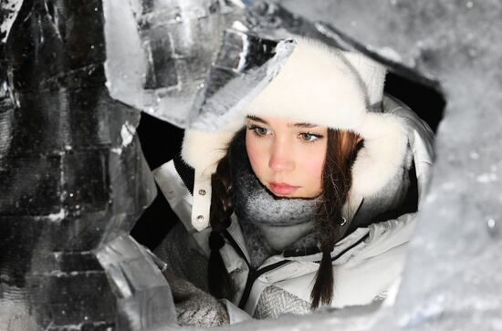 Фестиваль "Волшебный лед Сибири" в Красноярске