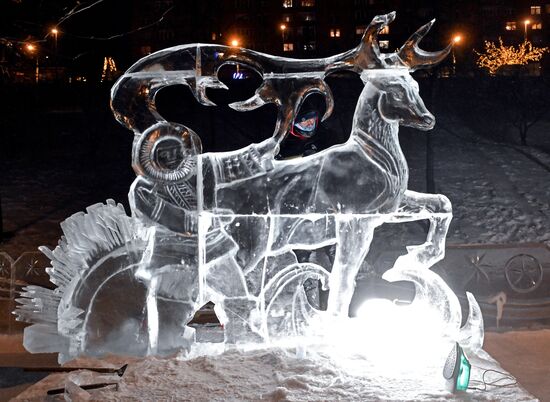 Фестиваль "Волшебный лед Сибири" в Красноярске
